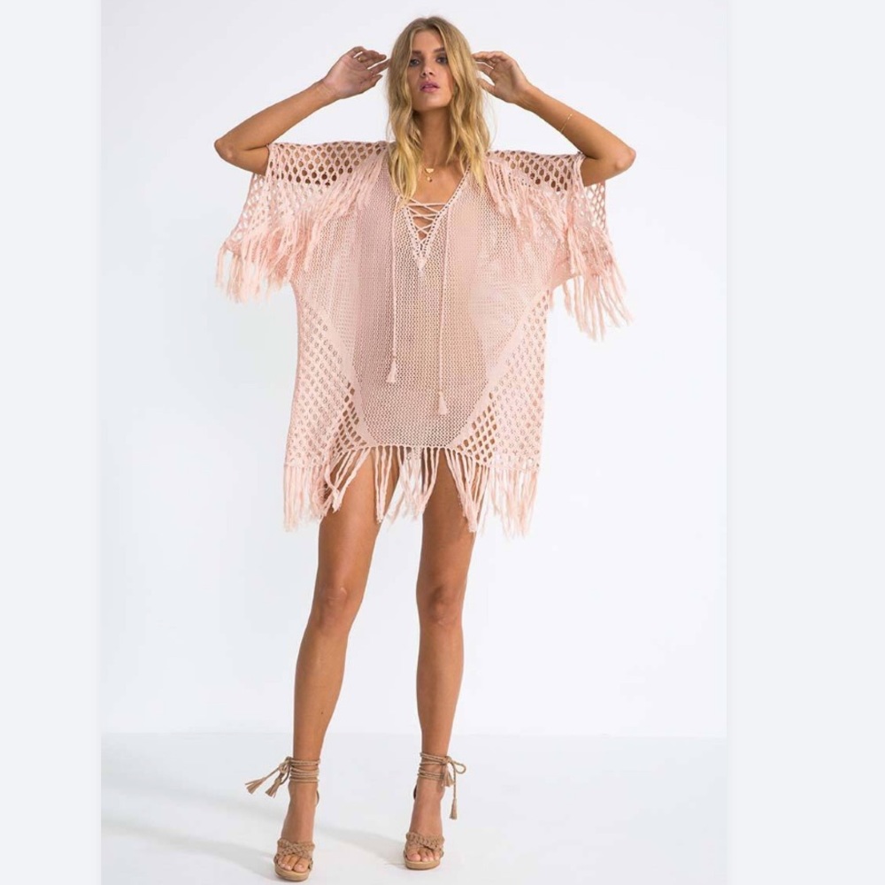 ❤️HoSt PICK ❤️New! Peachy bohemian swim cover up - Picture 2 of 3